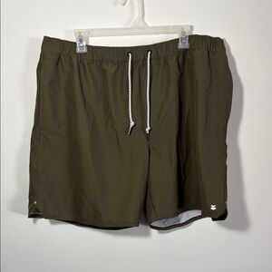 Jetty XXL Olive Green Swim Shorts
